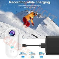 4K Wifi 1080P POV Magnetic Mini Action Camera Pocket Video Vlog Cam Helmet Motorcycle Bicycle Sports Holder Mount Recorder