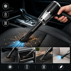 JET X Turbo Vacuum - Portable Wireless Car Vacuum for Car & Desk