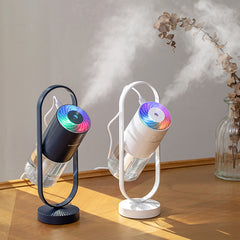 MistGlow™ Magic Shadow Night Light Humidifier | RGB Projection + Cool Mist