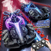 2.4Ghz Remote Control Drift Car with Spray Music Light High Speed Four-Wheels Drive Electric Racing Car RC Stunt Vehicle