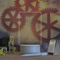 GlowNote™ LED Acrylic Message Board Night Light