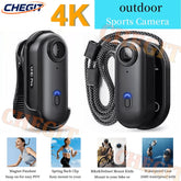 4K Wifi 1080P POV Magnetic Mini Action Camera Pocket Video Vlog Cam Helmet Motorcycle Bicycle Sports Holder Mount Recorder