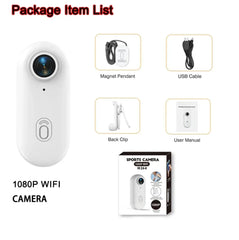 4K Wifi 1080P POV Magnetic Mini Action Camera Pocket Video Vlog Cam Helmet Motorcycle Bicycle Sports Holder Mount Recorder