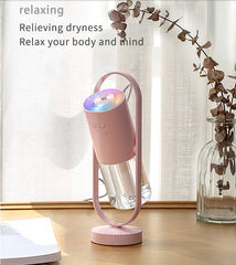 MistGlow™ Magic Shadow Night Light Humidifier | RGB Projection + Cool Mist
