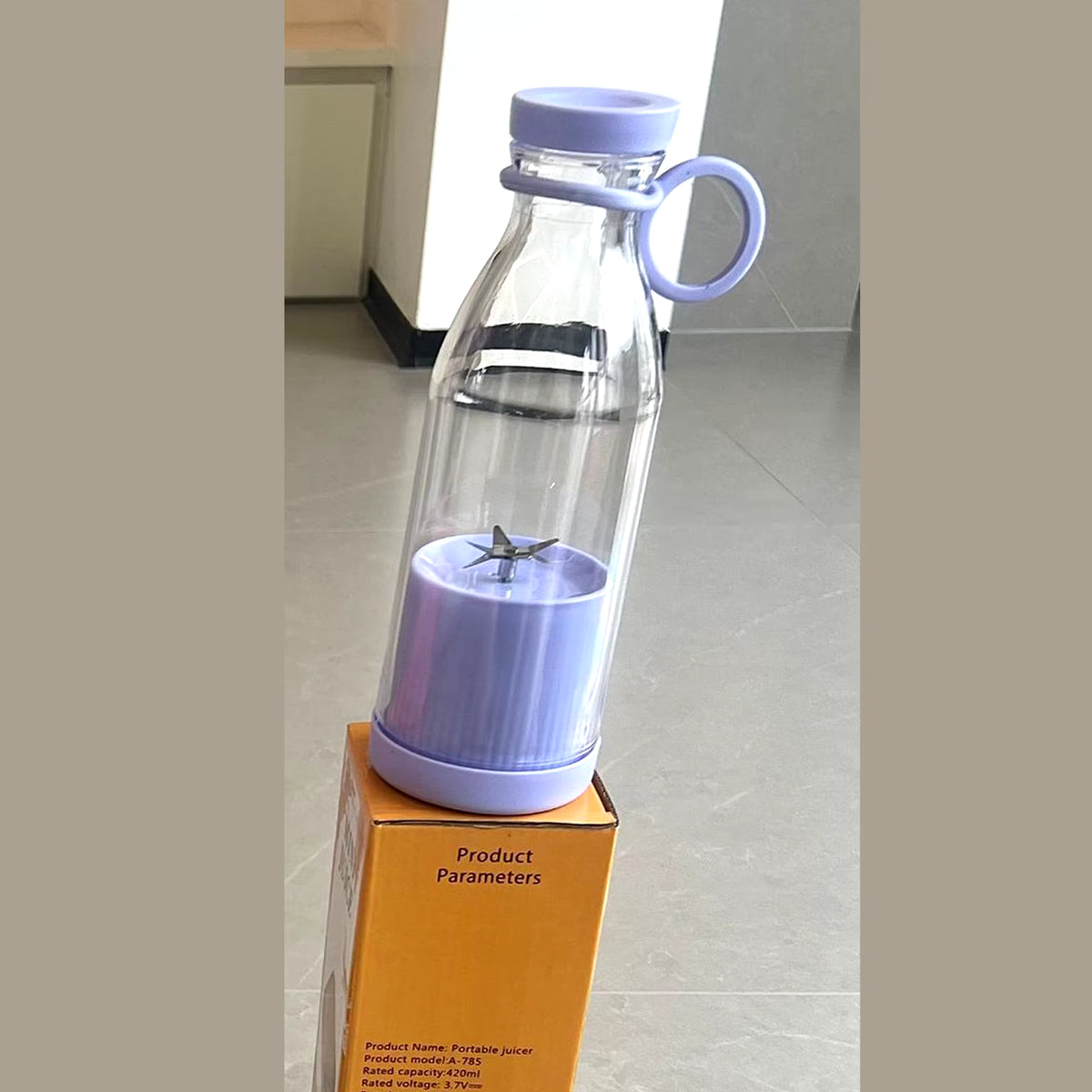 Portable Blender | Smoothies in 30 Seconds, USB Rechargeable, 420ML Travel Bottle