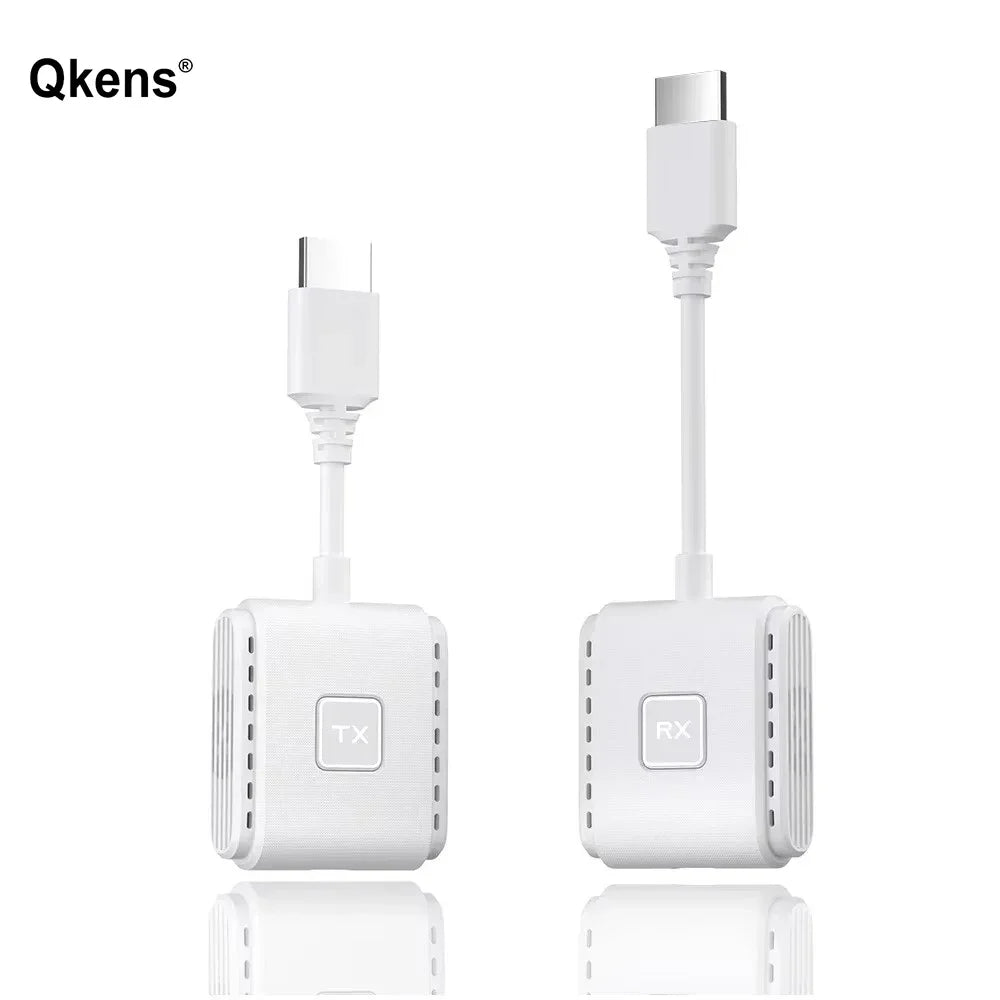 50M Type C Wireless HDMI Video Transmitter Receiver Extender USB-C TV Stick Adapter for Camera Phone Laptop PC to TV Projector
