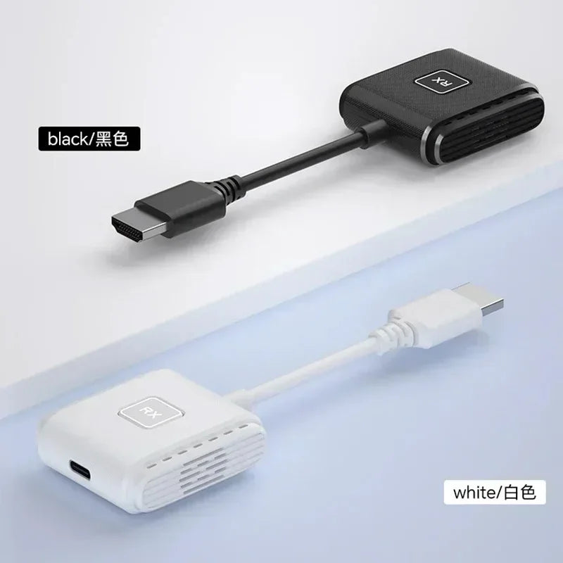 50M Type C Wireless HDMI Video Transmitter Receiver Extender USB-C TV Stick Adapter for Camera Phone Laptop PC to TV Projector
