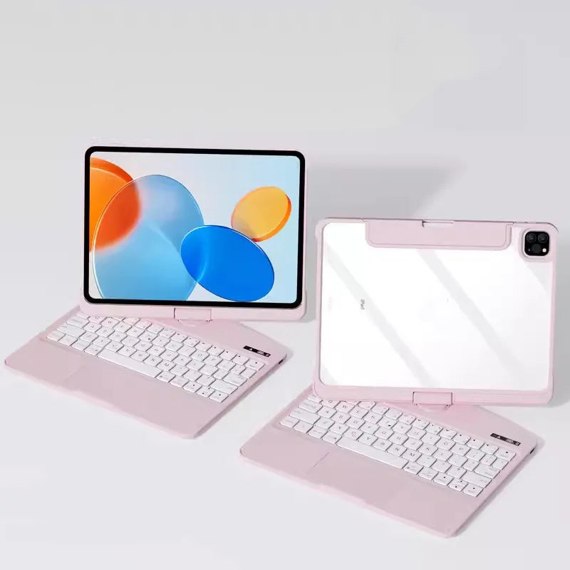 Case for Ipad Case with Trackpad 7/8/9Th Generation 10.2 Inch 9.7/10.9 Acrylic Transparent Wireless Keyboard Drawer Pen Slot