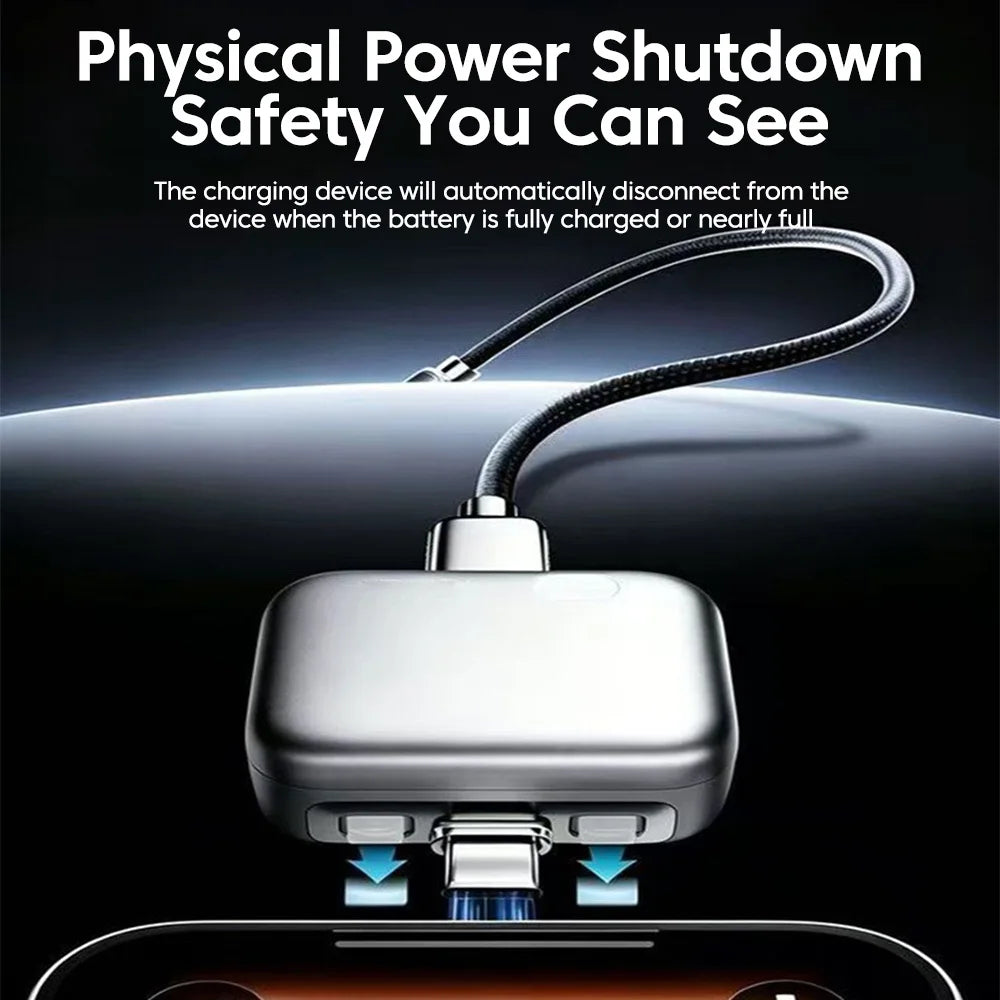 140W Smart Full Charge Separator Type-C Charging Adapter Overcharge Protection Auto Power-Off for Type-C Devices