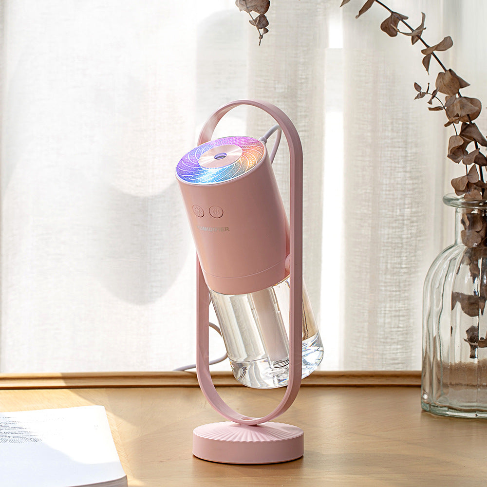 MistGlow™ Magic Shadow Night Light Humidifier | RGB Projection + Cool Mist