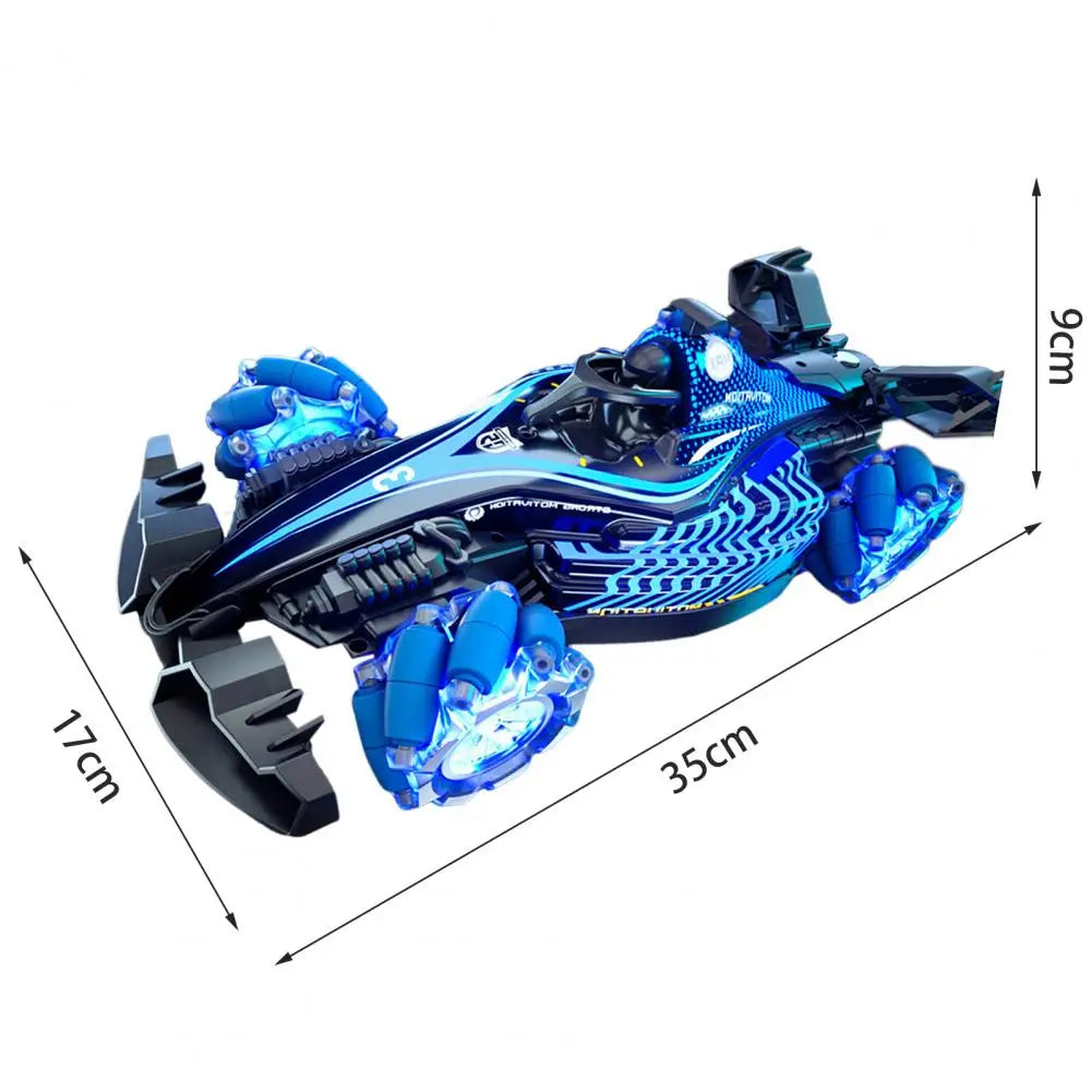 2.4Ghz Remote Control Drift Car with Spray Music Light High Speed Four-Wheels Drive Electric Racing Car RC Stunt Vehicle