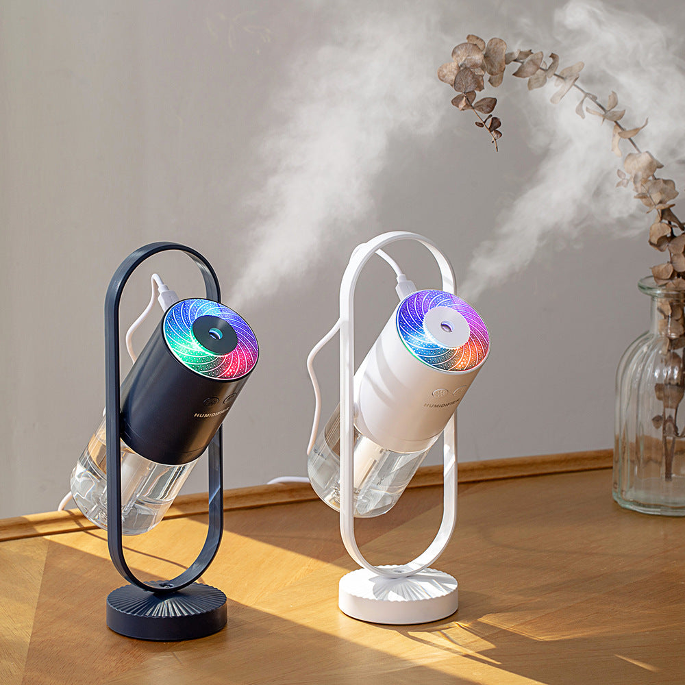MistGlow™ Magic Shadow Night Light Humidifier | RGB Projection + Cool Mist