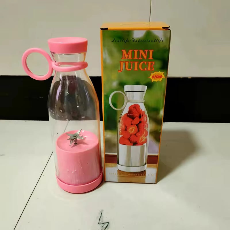 Portable Blender | Smoothies in 30 Seconds, USB Rechargeable, 420ML Travel Bottle
