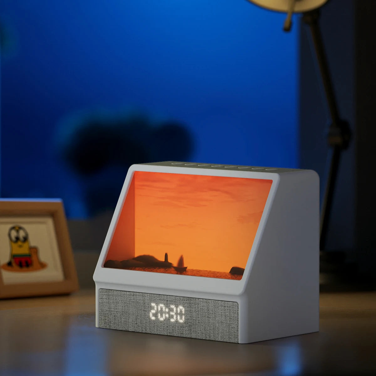 Sunrise Alarm Clock | Wake Up Gently, Bluetooth Speaker + White Noise, 12 Sounds