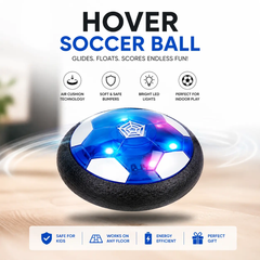 Hover Soccer Ball | Indoor Floating Football with LED Lights, Air Cushion