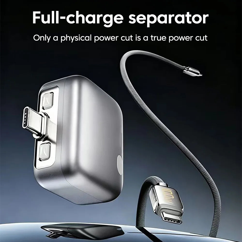 140W Smart Full Charge Separator Type-C Charging Adapter Overcharge Protection Auto Power-Off for Type-C Devices