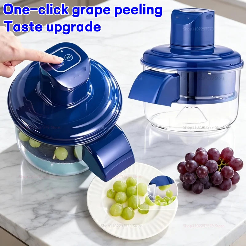Electric Fruit Peeler | Automatic Grape, Cherry Tomato & Small Fruit Peeling Machine