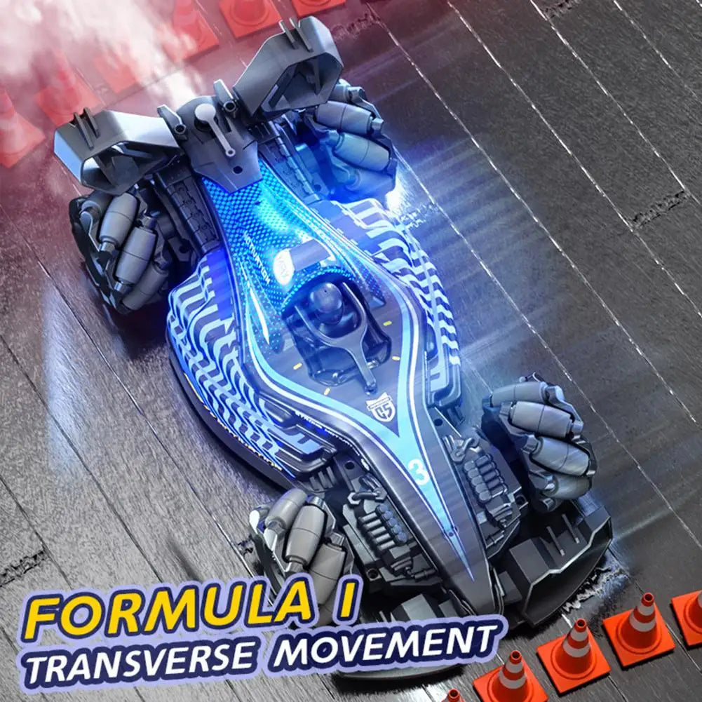 2.4Ghz Remote Control Drift Car with Spray Music Light High Speed Four-Wheels Drive Electric Racing Car RC Stunt Vehicle
