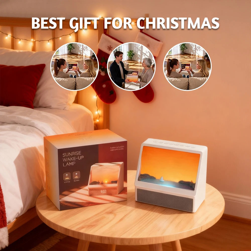 Sunrise Alarm Clock | Wake Up Gently, Bluetooth Speaker + White Noise, 12 Sounds
