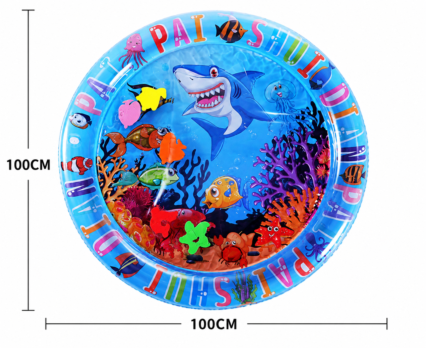 Inflatable Pet Water Play Mat | Cooling Splash Pad for Dogs & Cats, Summer Fun
