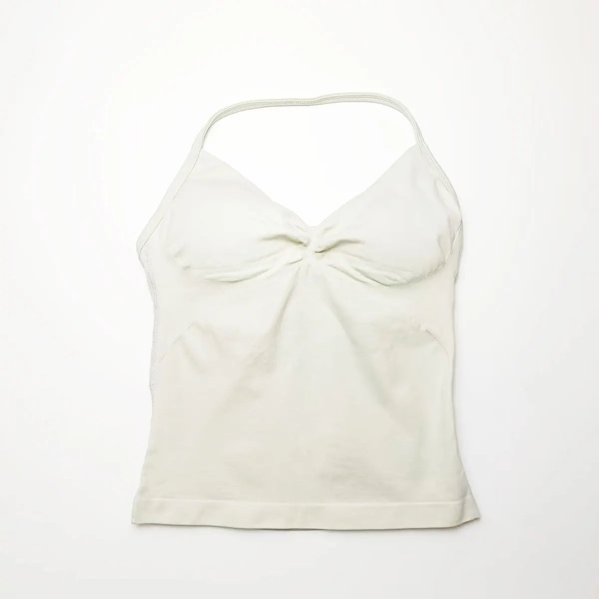 Gym Longline Strappy Top Women Seamless Yoga Tank with Removable Pads V Neck Workout Clothes Sports Running Fitness Vest