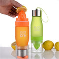 650Ml Sport Bottle H20 Plastic Fruit Infusion Bottle Infuser Drink Outdoor Sports Juice Lemon Portable Bike Travel Water Bottle