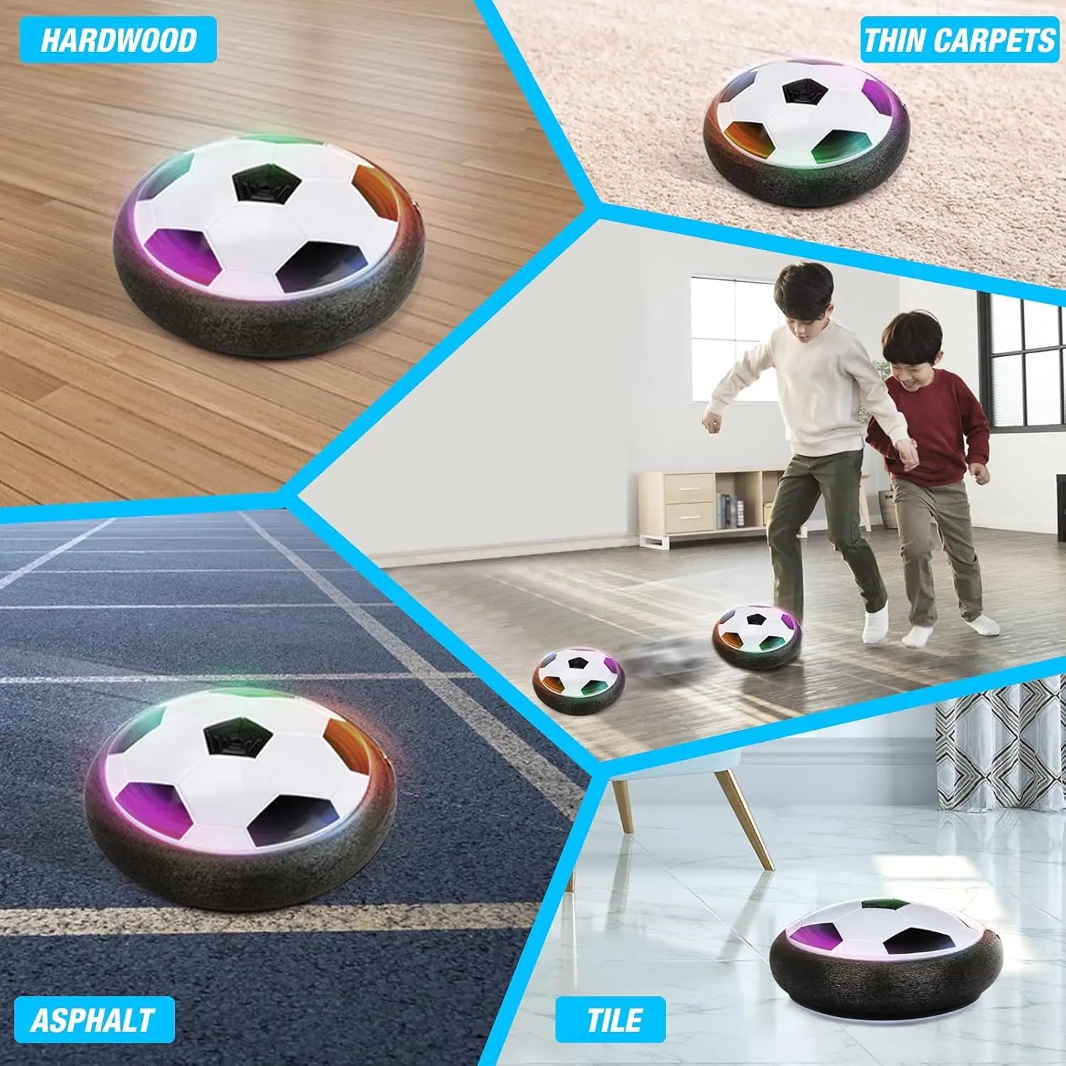 Suspension Football Electric Children'S Toys Parent-Child Interaction Boys and Girls Indoor Sports Ball Toys Air Cushion Soccer