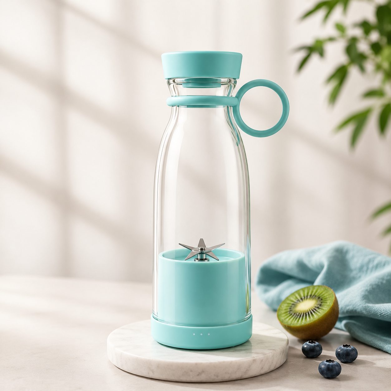 Portable Blender | Smoothies in 30 Seconds, USB Rechargeable, 420ML Travel Bottle