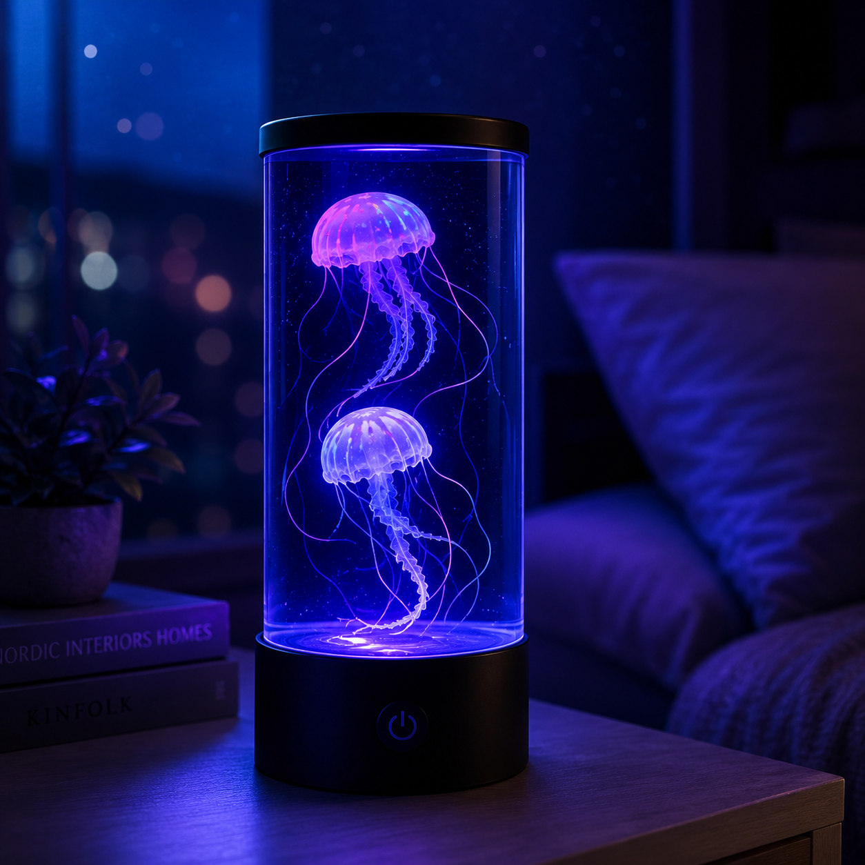 JellyGlow™ Ocean Mood Lamp – Floating Jellyfish Aquarium Night Light