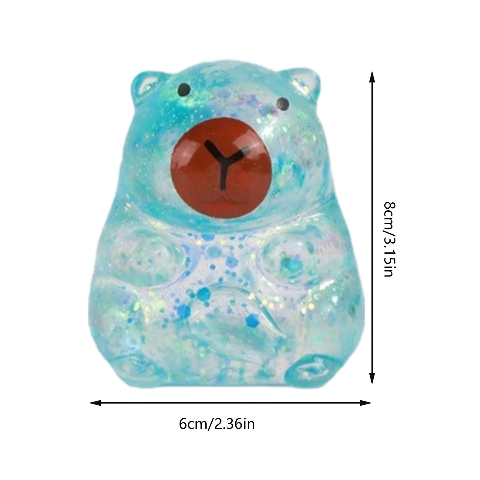 Maltose Cube Stress Squeeze Toy D Ecompression Small Ice Cubes anti Stress Slow Rebound Polar Light Colorful Squeeze TPR Block