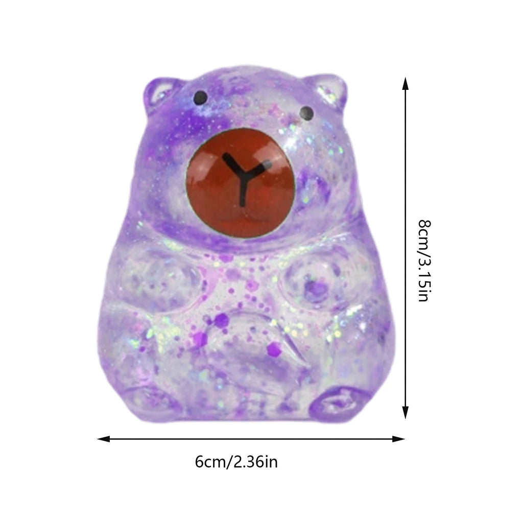 Maltose Cube Stress Squeeze Toy D Ecompression Small Ice Cubes anti Stress Slow Rebound Polar Light Colorful Squeeze TPR Block