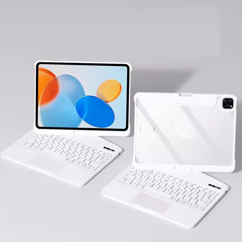 Case for Ipad Case with Trackpad 7/8/9Th Generation 10.2 Inch 9.7/10.9 Acrylic Transparent Wireless Keyboard Drawer Pen Slot